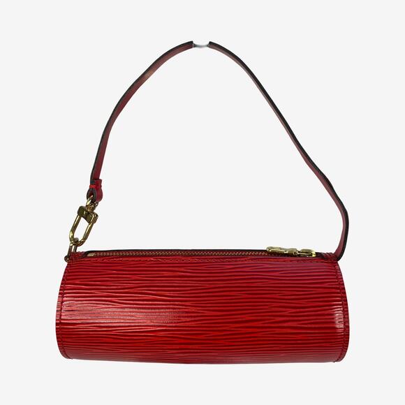 Louis Vuitton Rouge Epi Leather Mini Papillon Wristlet Bag 1996 France MI0976 - Picture 6 of 14